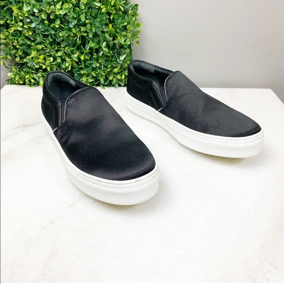 Celine Shoes - Celine Slip On Satin Sneakers